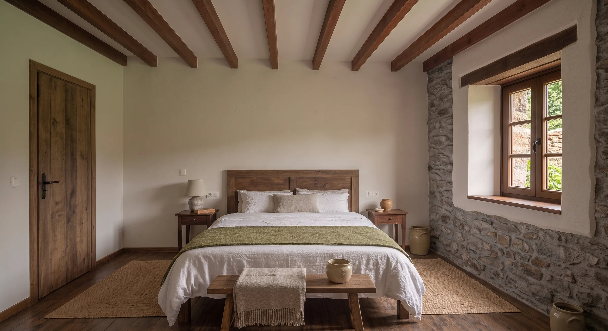 Habitación Planta baja abierta hacia el jardín posterior
